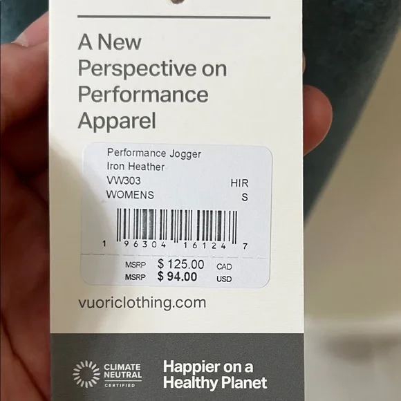 Vuori Blue Track Pants - Picture 3 of 6